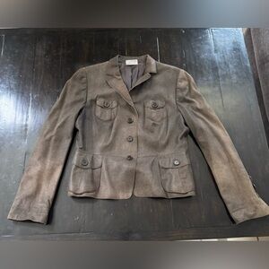 Akris Punto lamb skin jacket size 10